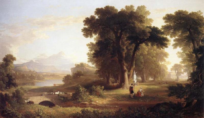 Asher Brown Durand The Morning of Life Spain oil painting art